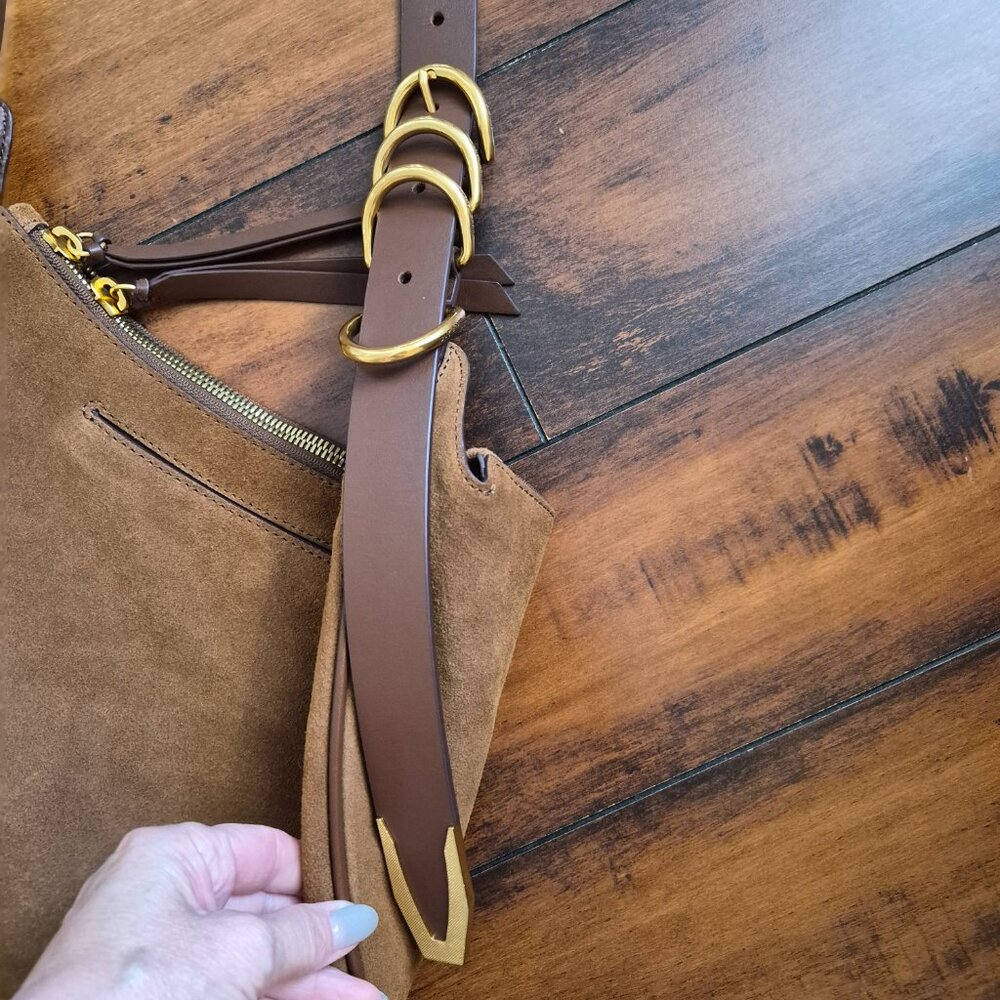 Rag and Bone Suede Hobo Bag - Picture 2 of 9